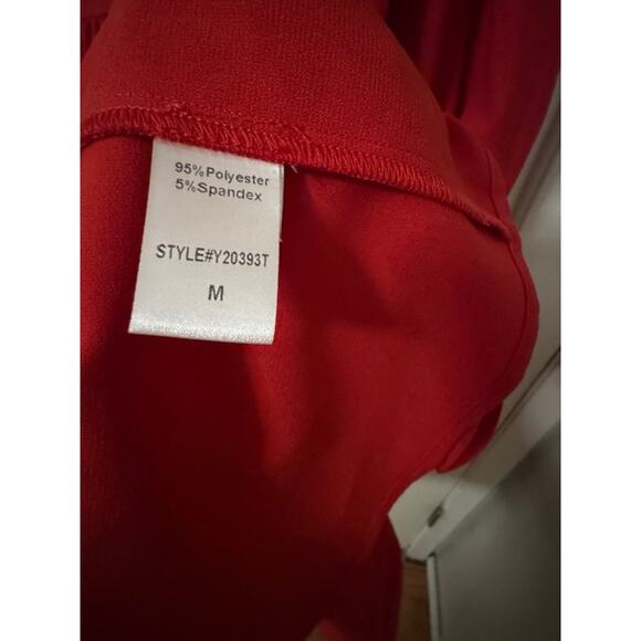 Tuckernuck Pomander Place Red Crepe Kenzo Dress M - Picture 6 of 6